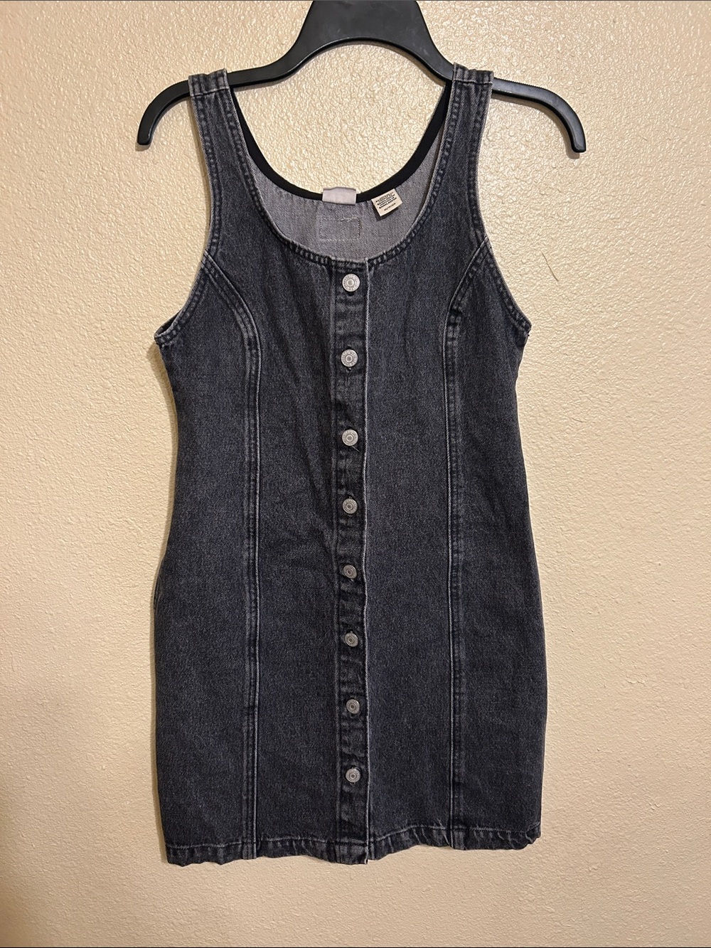 Levi’s Black Denim Washed Dress with Pockets